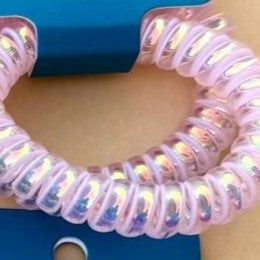 Trendy Telephone Wire Bracelet and Hair Spiral Band