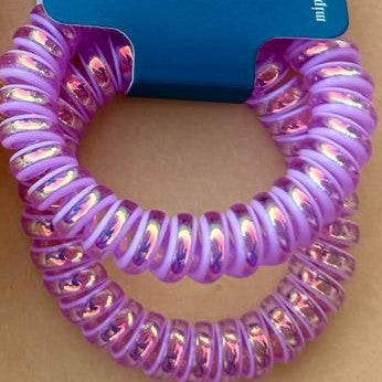 Trendy Telephone Wire Bracelet and Hair Spiral Band