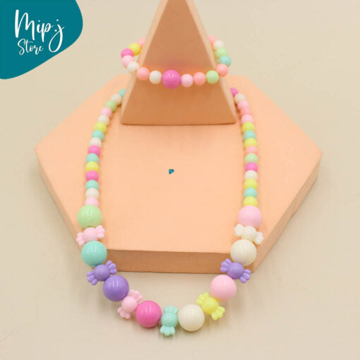 Toffee necklace and bracelet sets