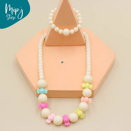 Toffee necklace and bracelet sets