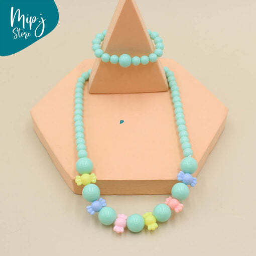 Toffee necklace and bracelet sets