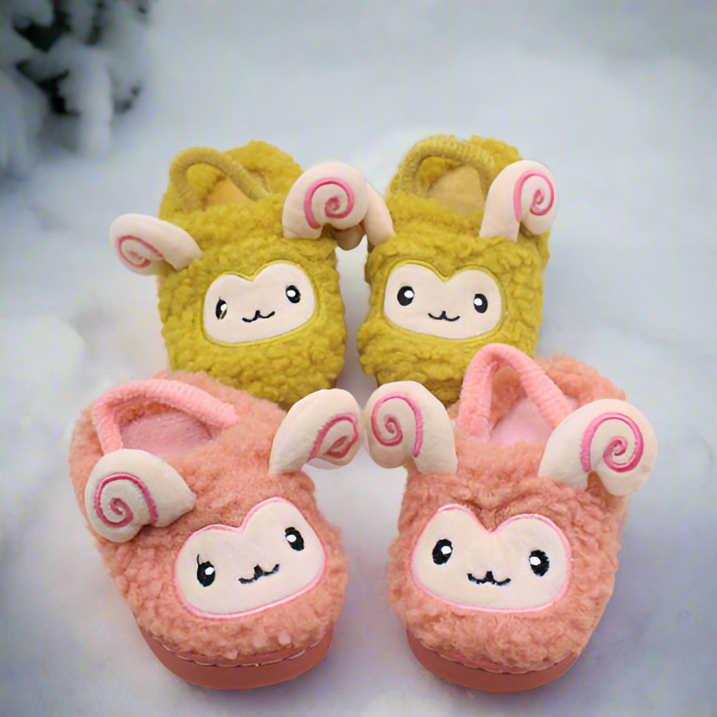 Furry Sheep Slippers