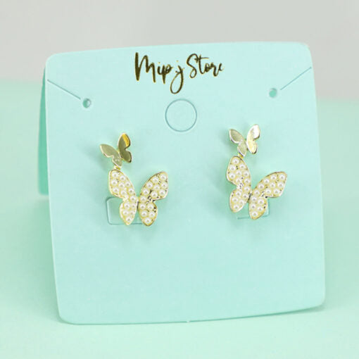 Clone Butterfly Studs Earing With Silver Tip