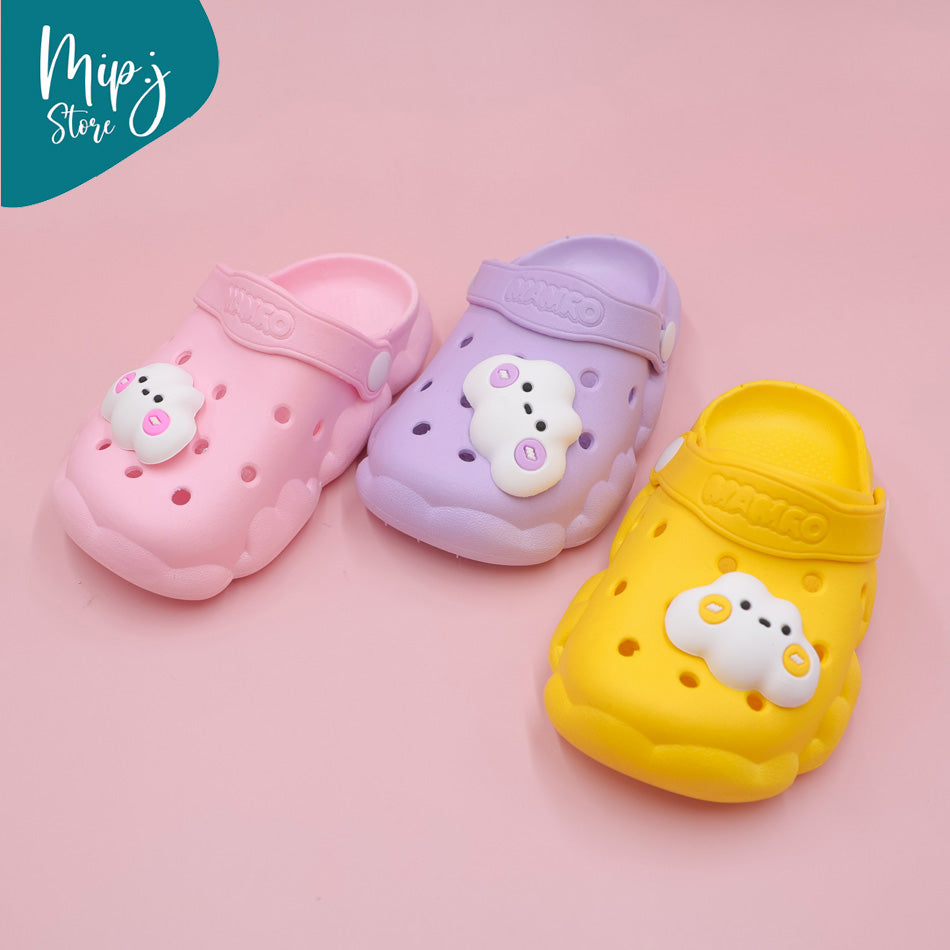 Cute Cloud clogs for kids pink