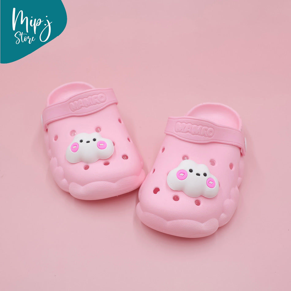 Cute Cloud clogs for kids pink