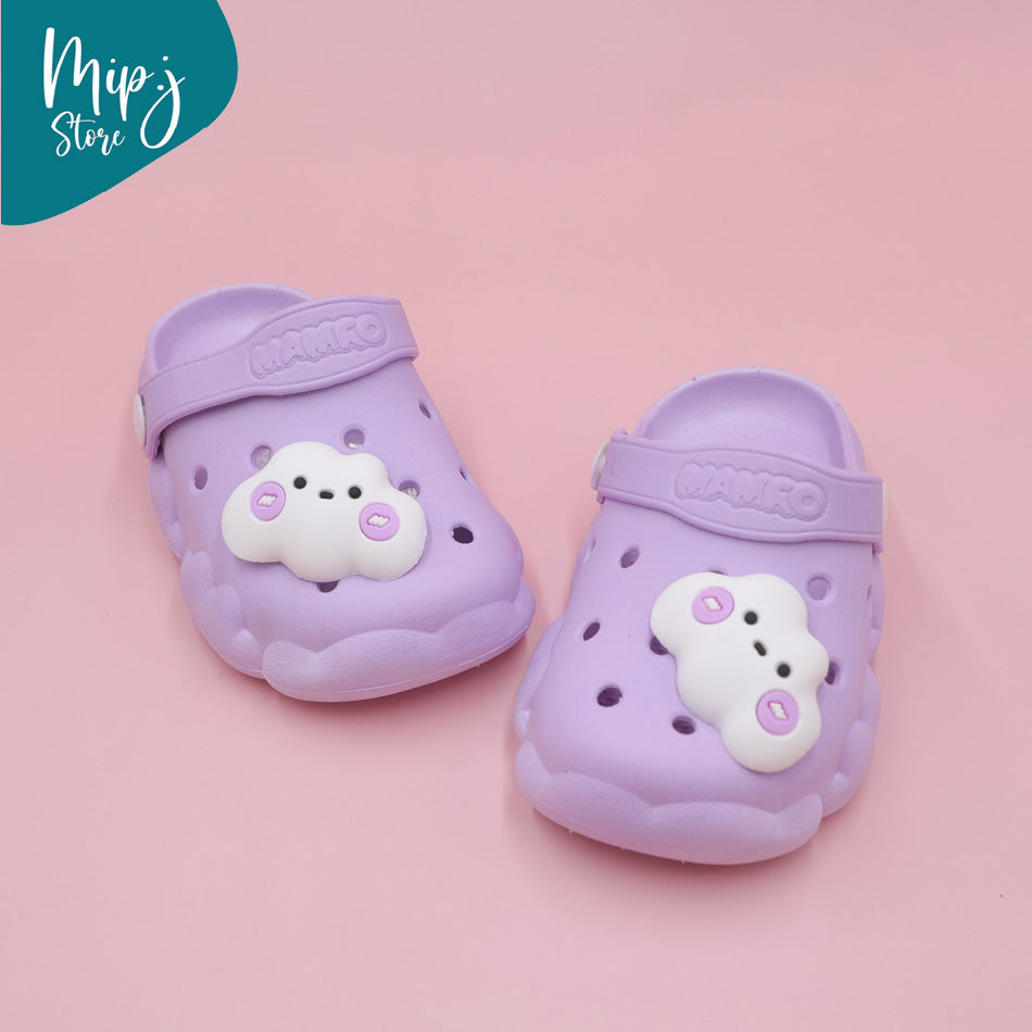 Cute Cloud clogs for kids pink