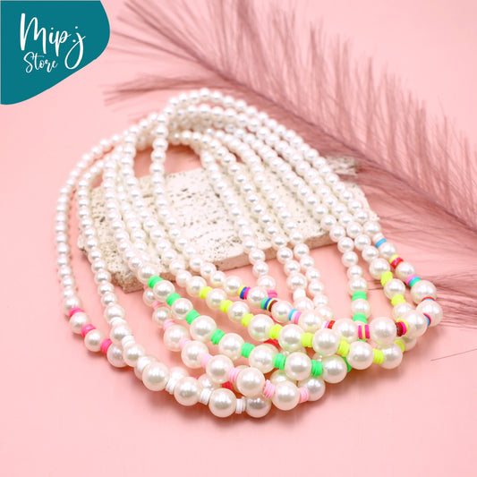 Disney Gradient Necklace and Plain Bracelet Set