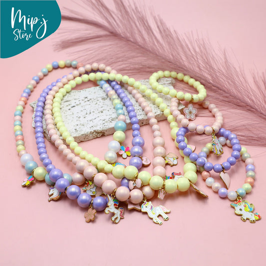 Disney Shine pearls necklace and bracelet set