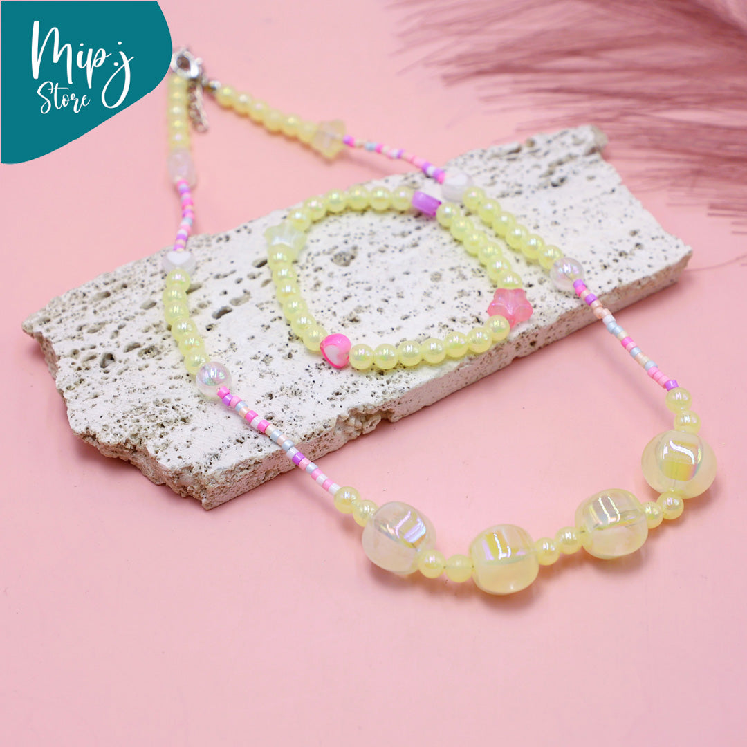 Fairy Bubble Necklace & Bracelet Jewelry Set