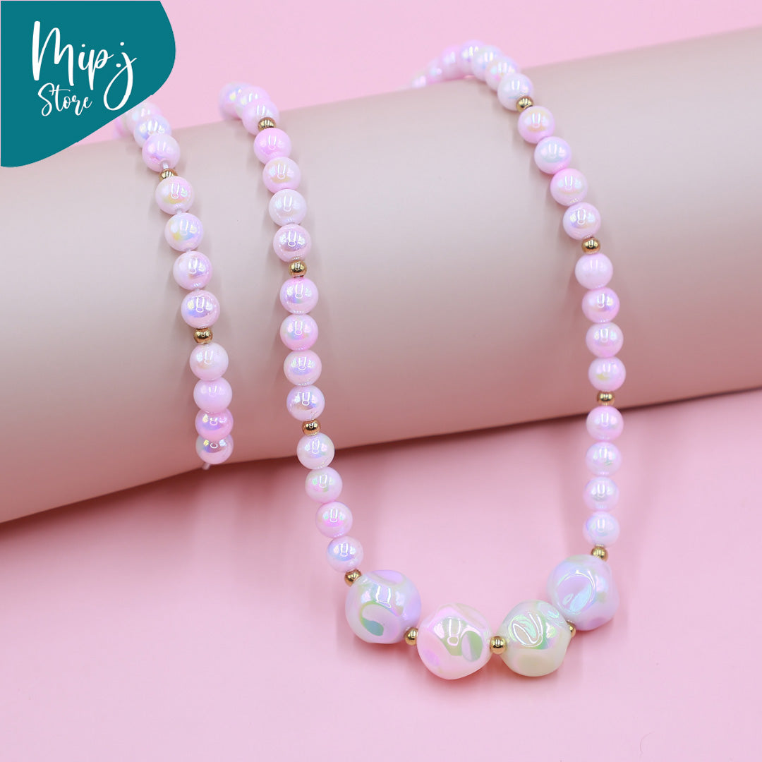 Fairy disney crystal necklace and bracelet set