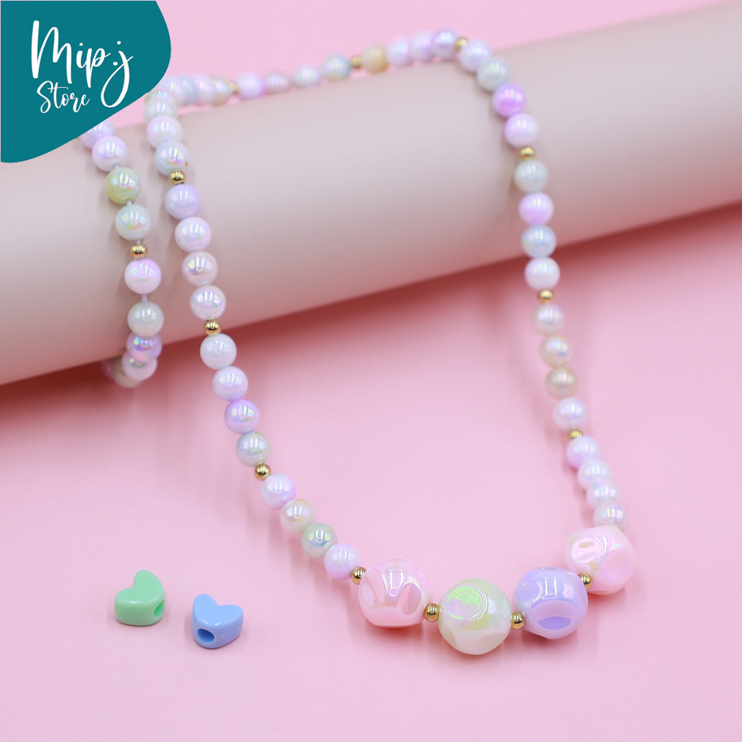 Fairy disney crystal necklace and bracelet set