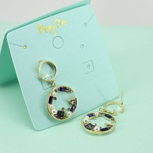 G elegant branded earrings