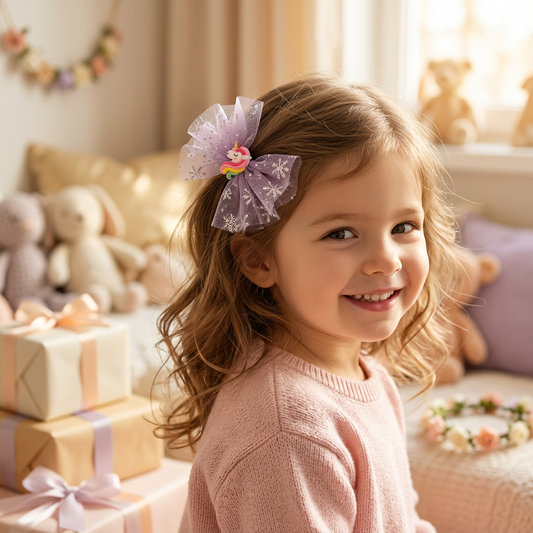Hairband 2p Set Unicorn Stars in Net