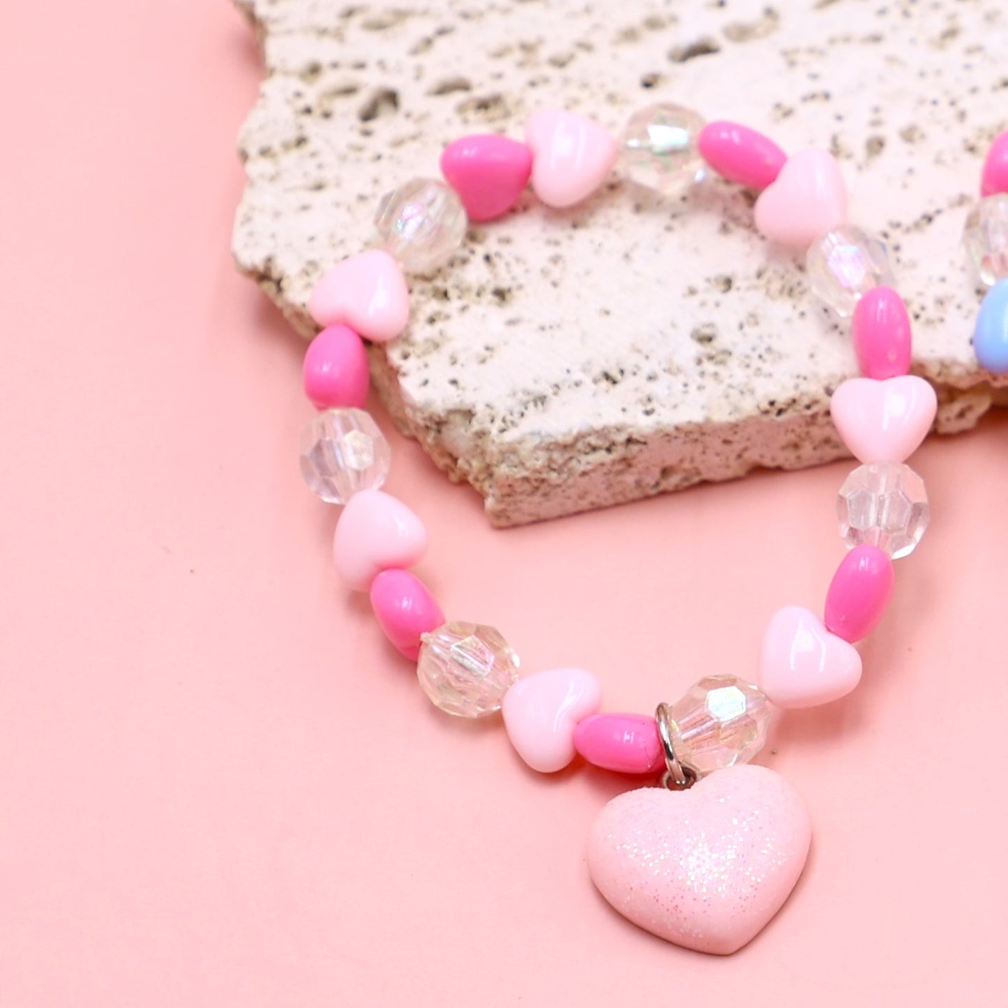 Heart to Heart necklace and bracelet jewelry set