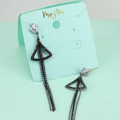 Honest Lady Long Earing 925 Silver Tips