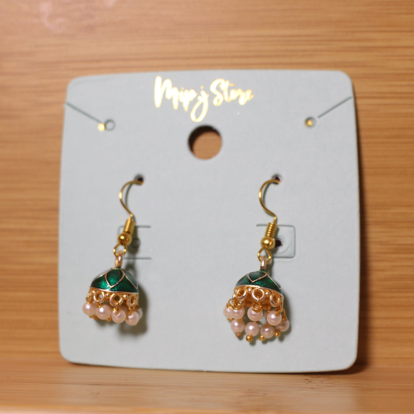 small jhumki  mina mix