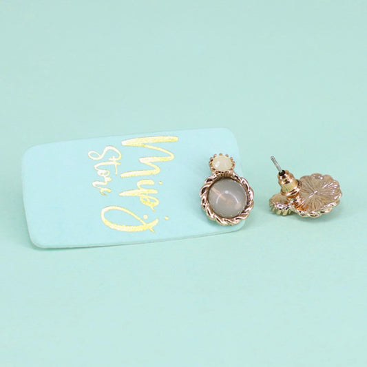 Jewel Nest stud earing with 925 silver tip