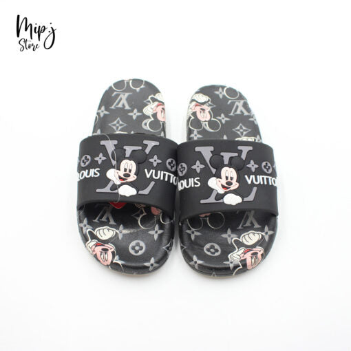 LV Mickey Slippers