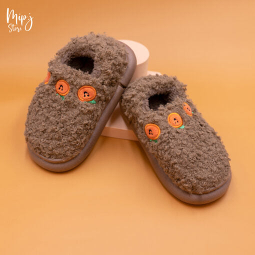 Pumpkin Fur Shoes