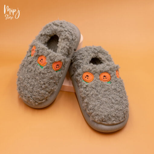 Pumpkin Fur Shoes