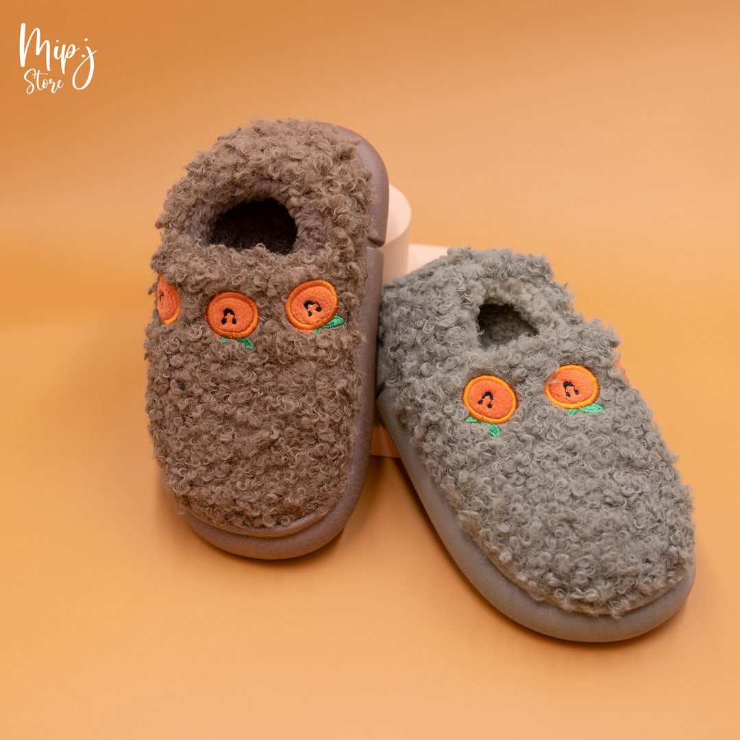 Pumpkin Fur Shoes