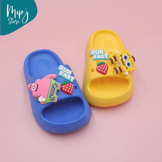 Spongebob clogs style Eva slippers for kids