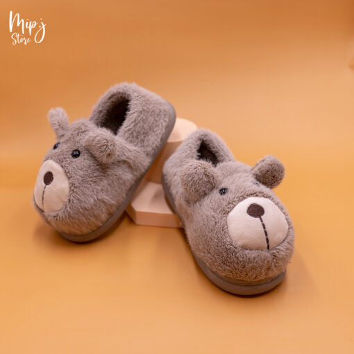 Teddy Bear Fur Shoes