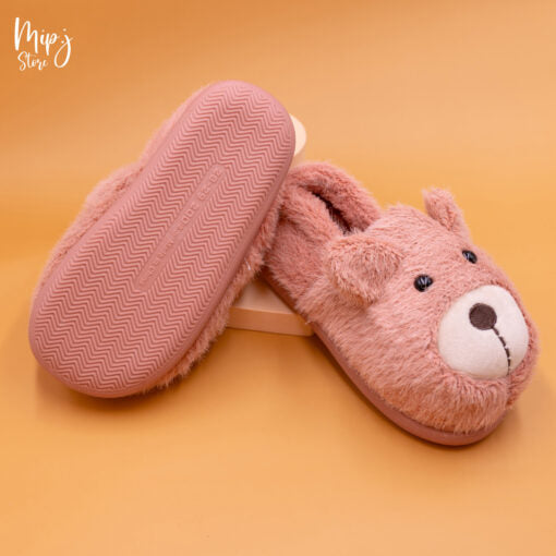 Teddy Bear Fur Shoes