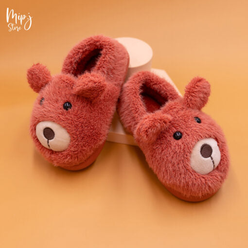 Teddy Bear Fur Shoes