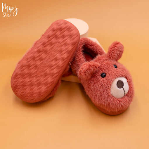 Teddy Bear Fur Shoes