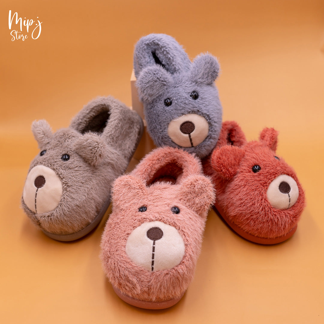 Teddy Bear Fur Shoes