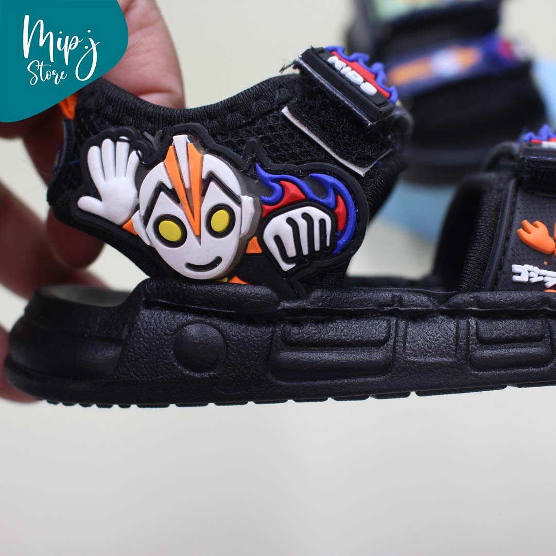 ultraman sandal have light in motive ,closeup