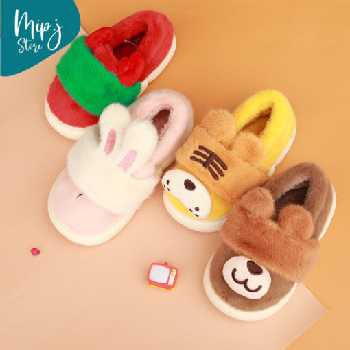 Animal Fur Shoes for kids