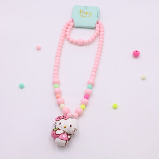 Hello Kitty LED necklace and bracelet set