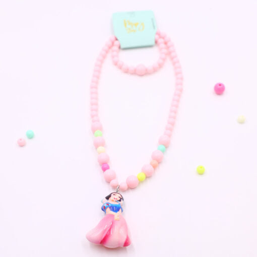 Snow-White LED necklace and bracelet set