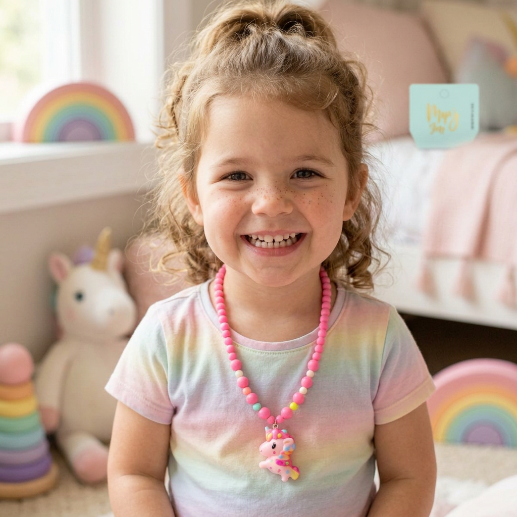 Unicorn Magical LED necklace and bracelet set