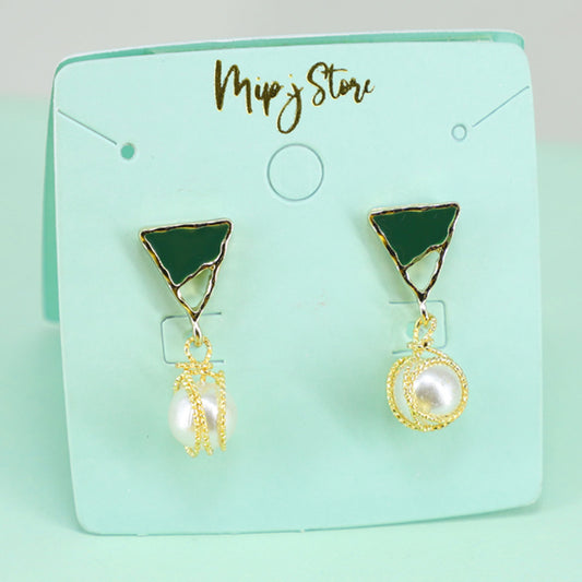 Cage Rare Small Earing 925 silver tip