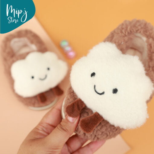 Cloud furry shoes for kids