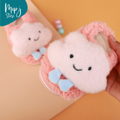 Cloud furry shoes for kids