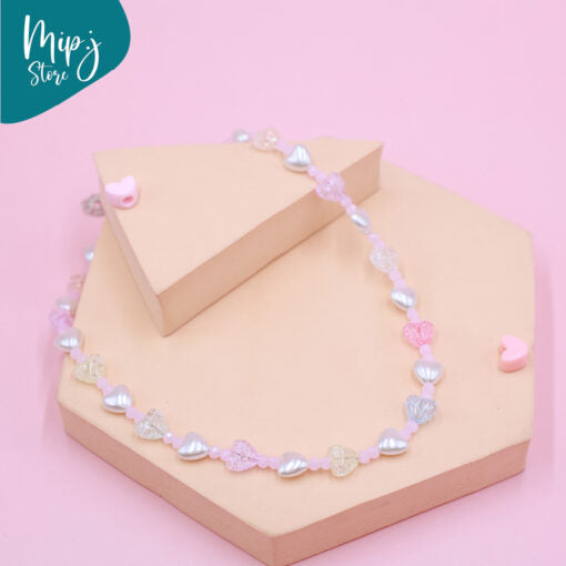 crystal heart necklace