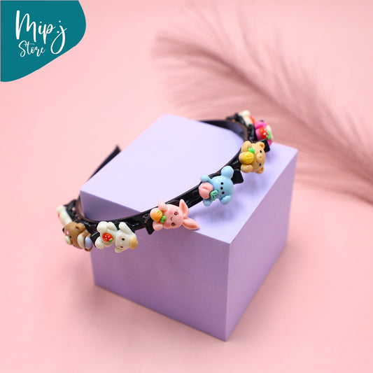 Cute Cartoon Claw Clip Hairband for Little Girls