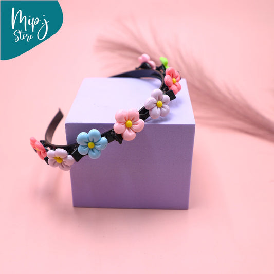 Blooming Flower Claw Clip Hairband – For Little Girls