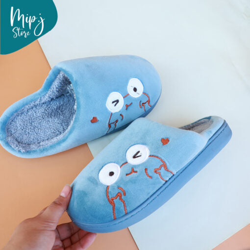 Foggy Velvet Warm Slippers