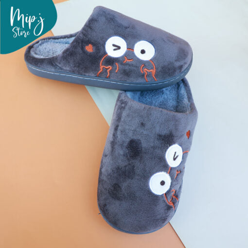 Foggy Velvet Warm Slippers