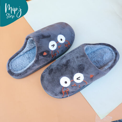 Foggy Velvet Warm Slippers