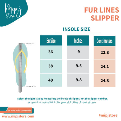 Fur lines Winter Mule Slippers