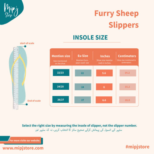 Furry Sheep Slippers