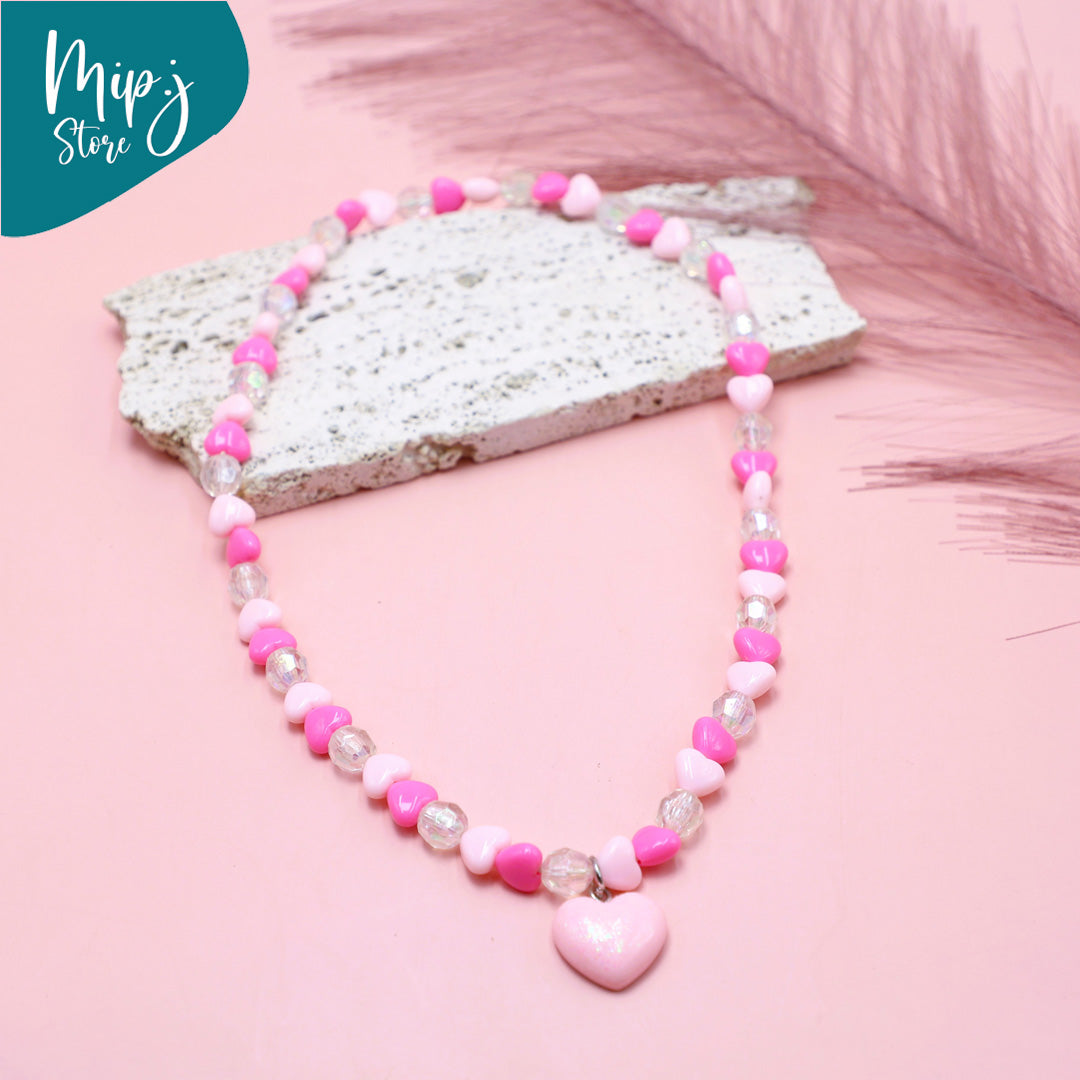 Heart to Heart necklace and bracelet jewelry set