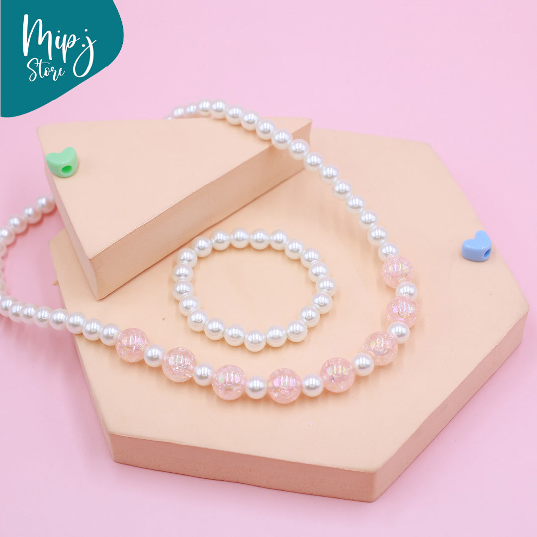 Horizon necklace and bracelet set