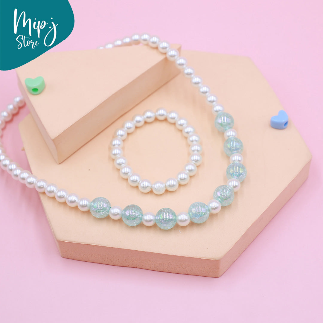 Horizon necklace and bracelet set